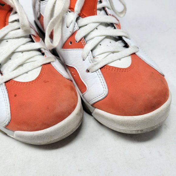 Jordan 6 Retro Gatorade Like Mike US 8 384664-145 2017 White Orange carm… - Picture 11 of 11